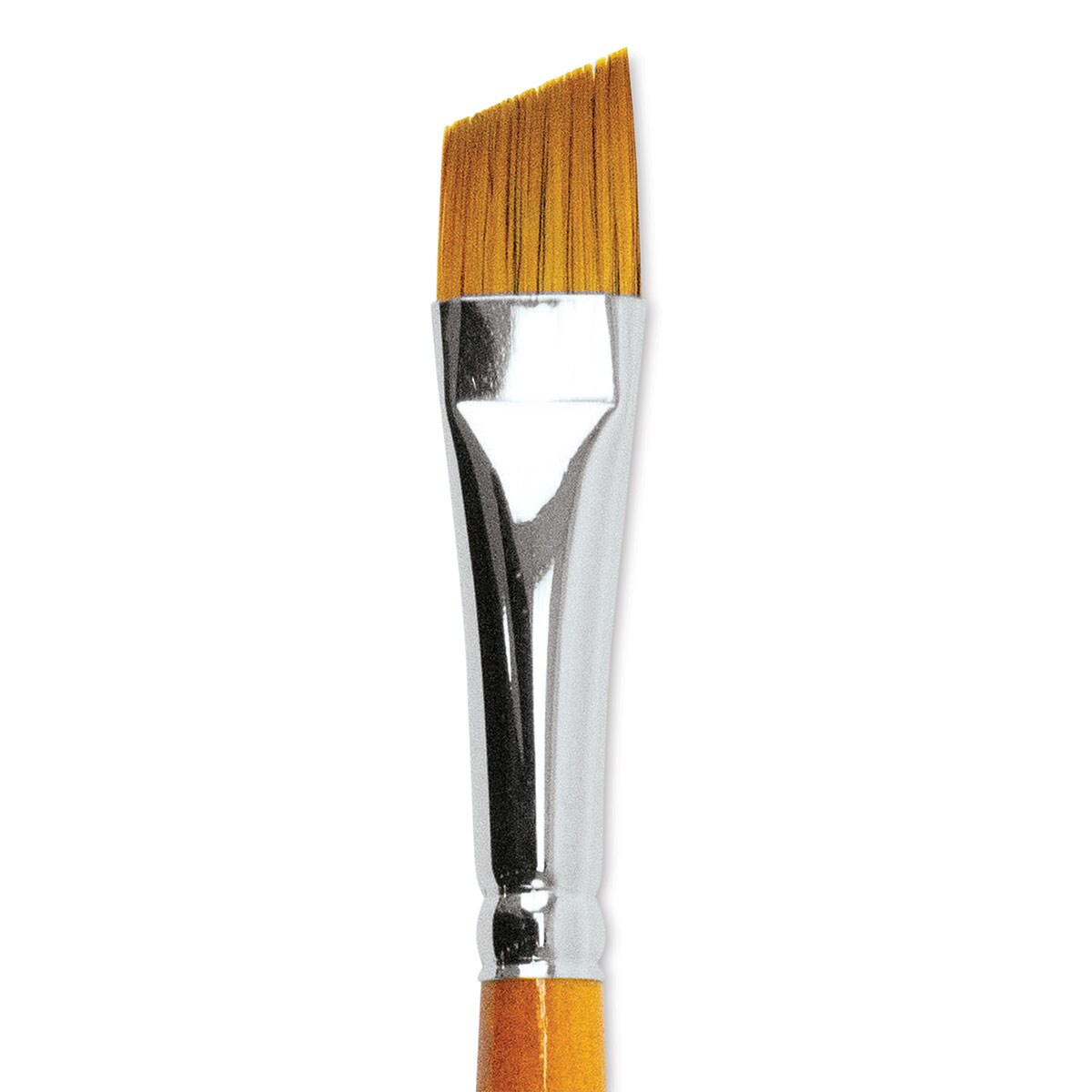 Silver Brush Golden Natural Brush Angular, Short Handle, 1/2" Michaels