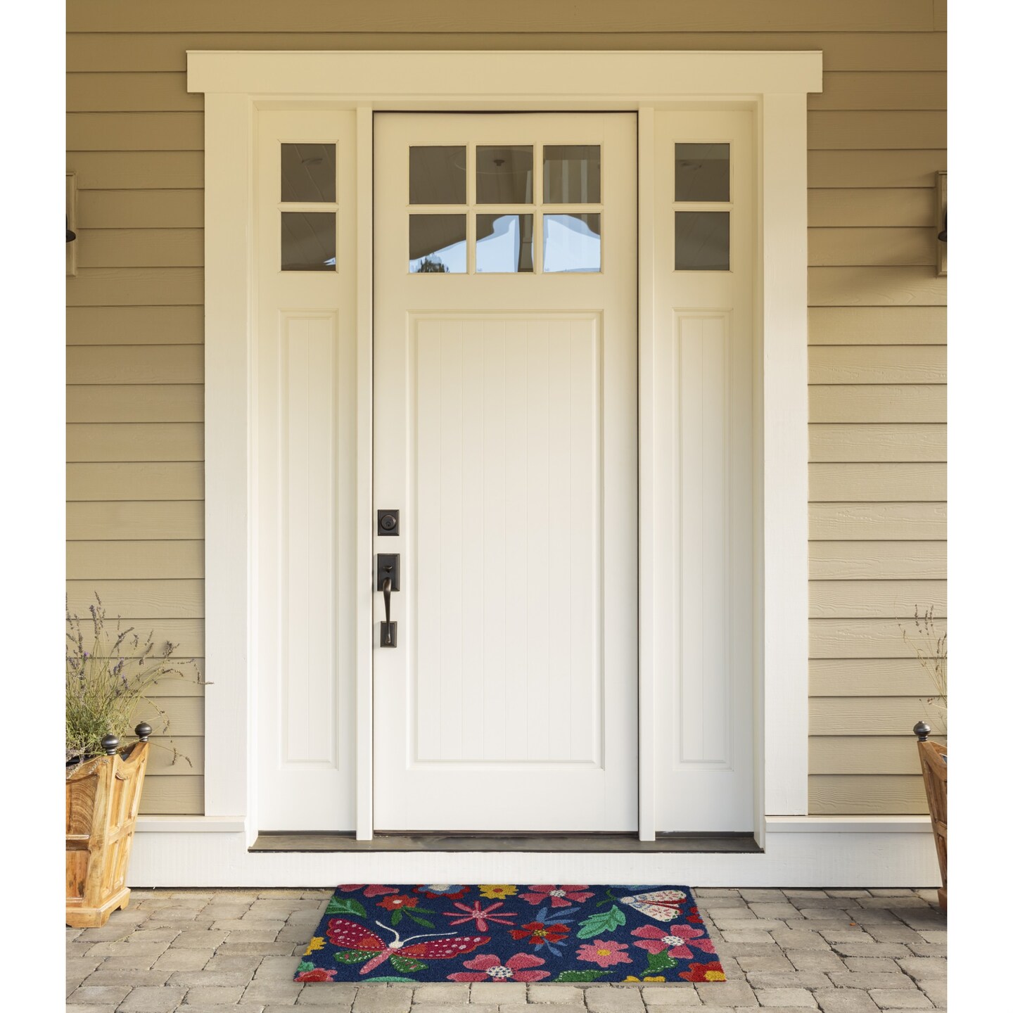 DII Butterfly Blooms Doormat