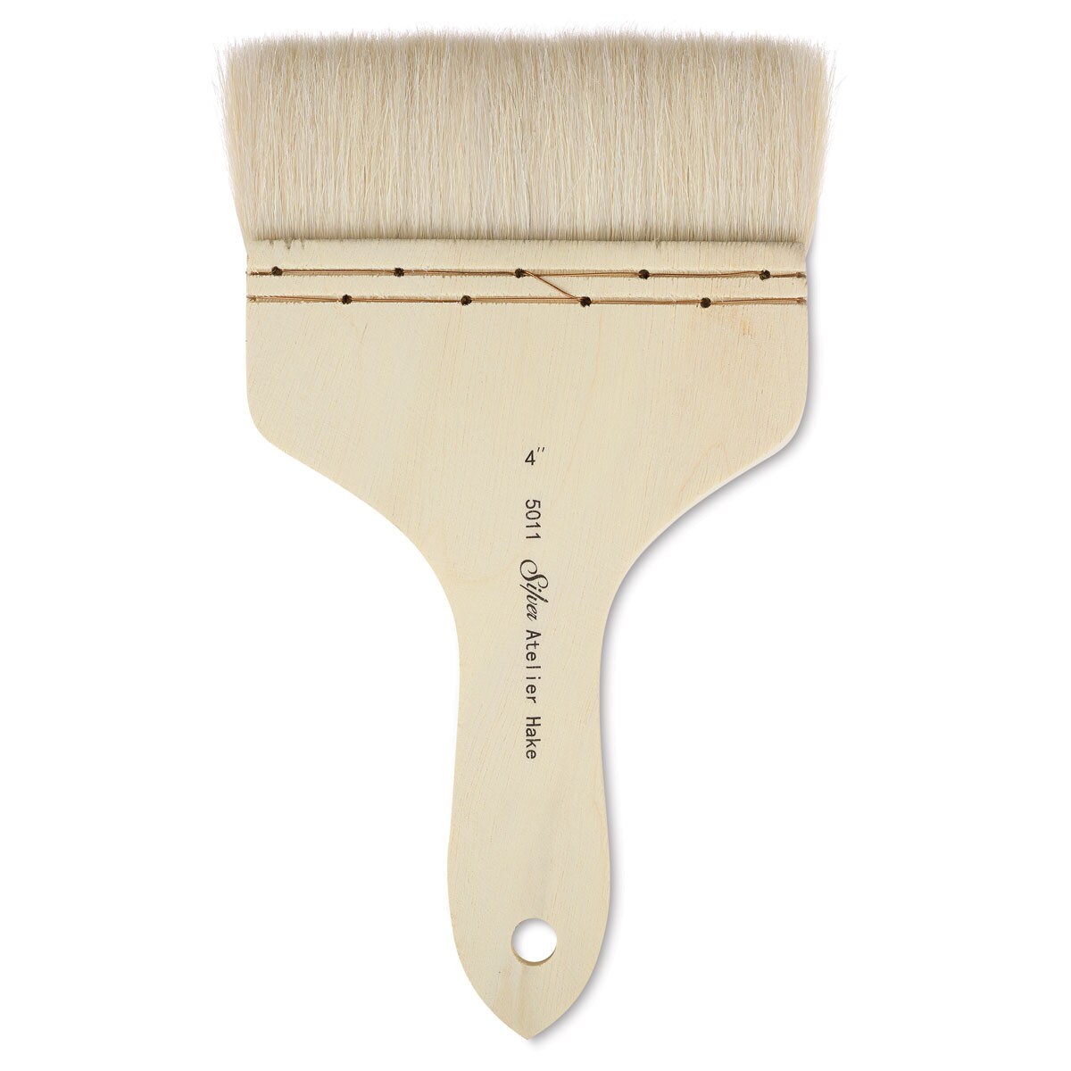 Silver Brush Atelier Flat Hake Brush - 4&#x22;