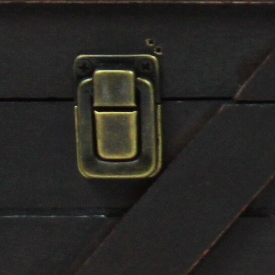 Stackable Wooden Cargo Crate Style Storage Chest