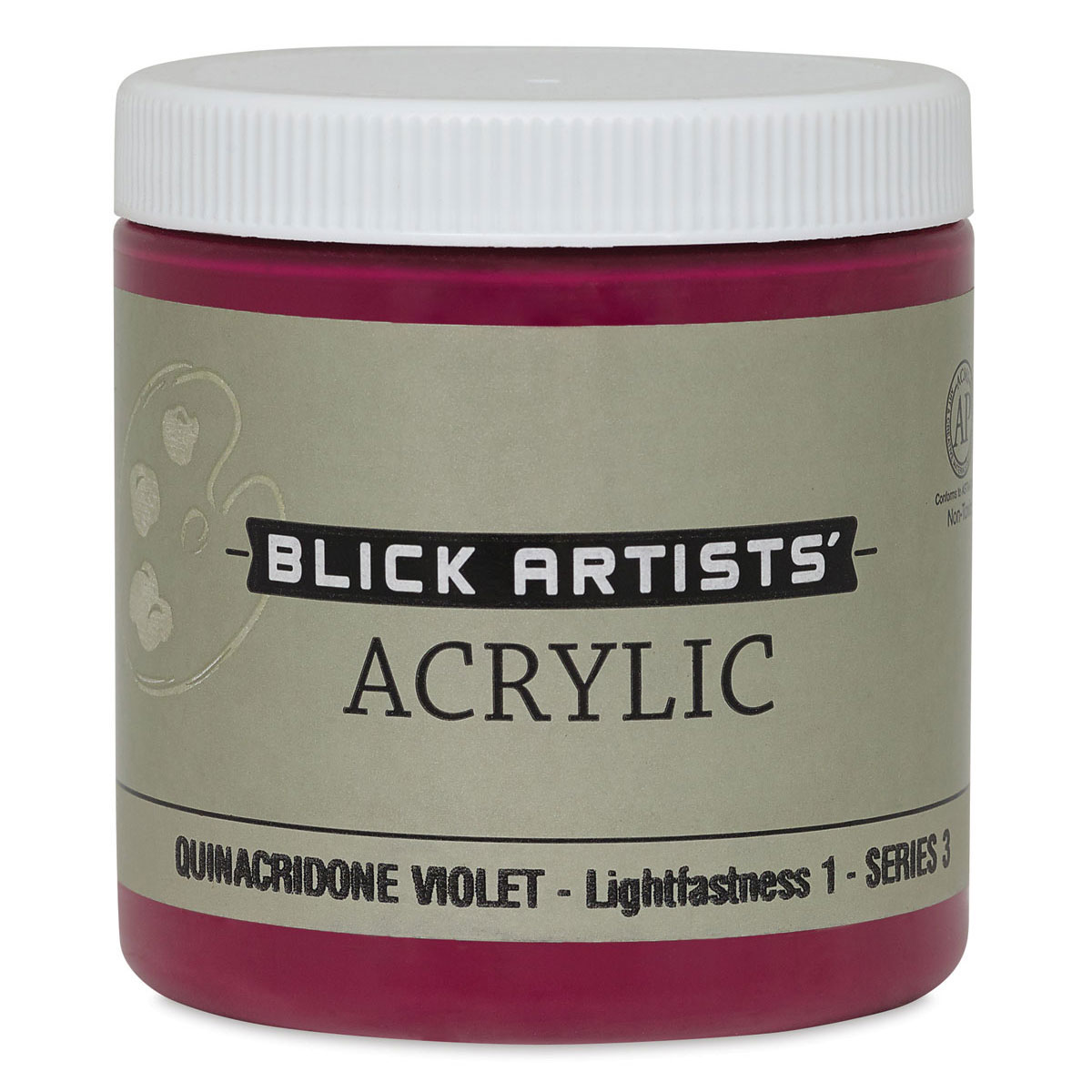 Blick Artists&#x27; Acrylic - Quinacridone Violet, 8 oz jar