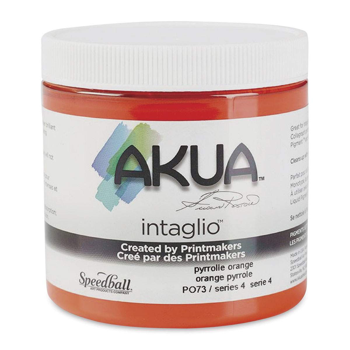 Akua Intaglio Ink - Pyrrole Orange, 237 ml