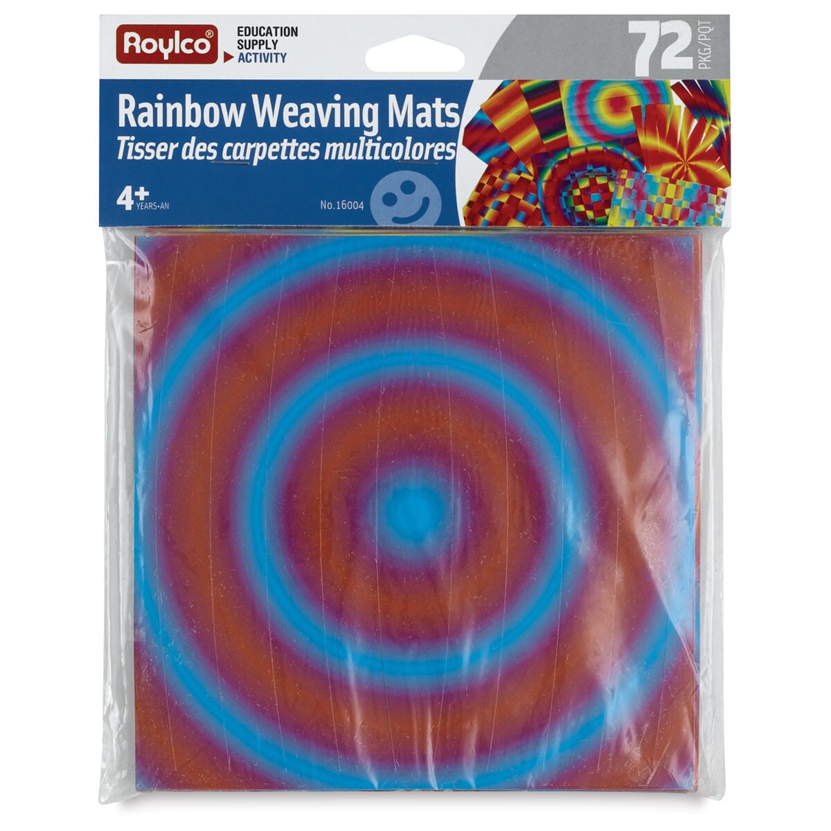 Roylco Weaving Mats Rainbow, Pkg of 72 Michaels