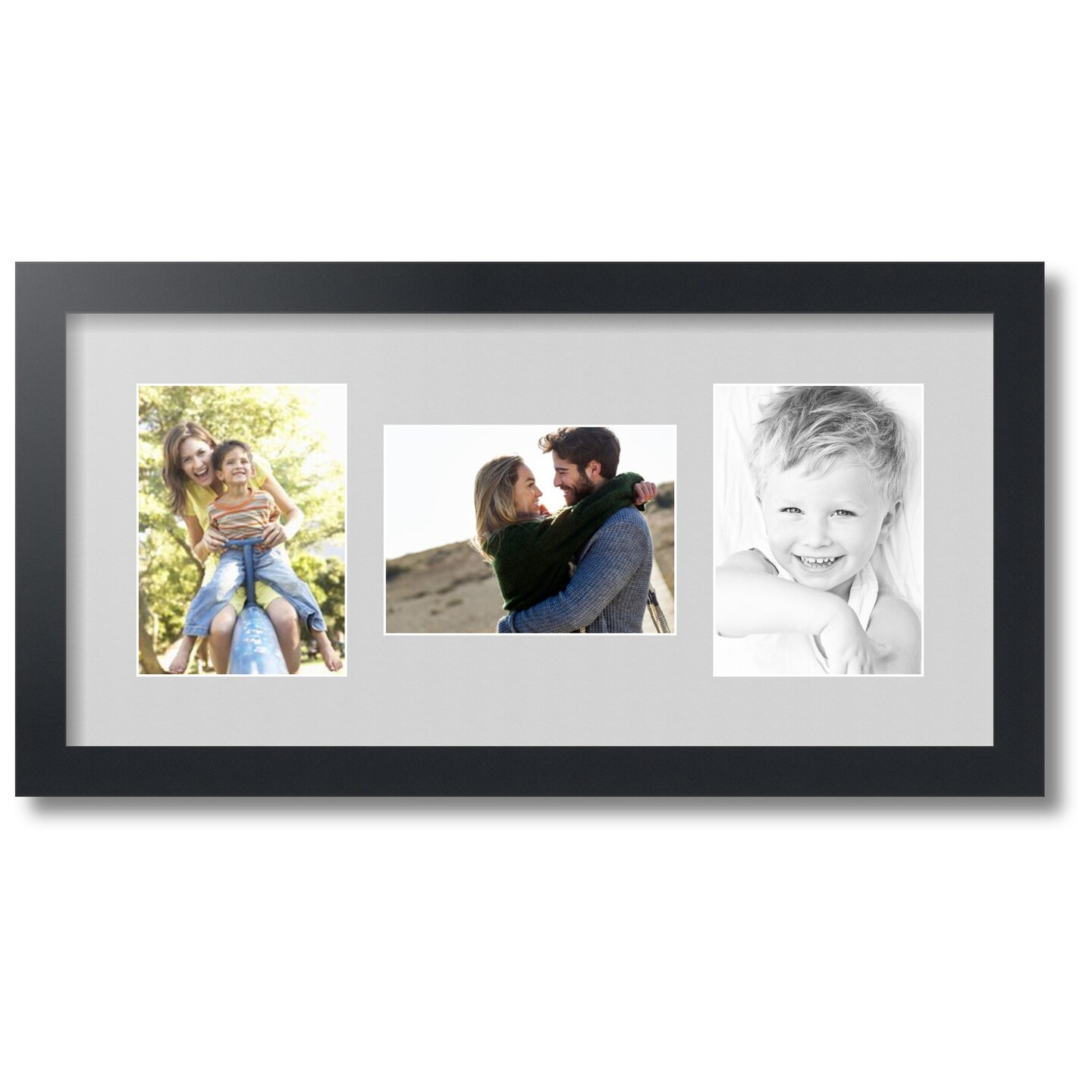 ArtToFrames Collage Photo Picture Frame with 3 5x7 inch Openings