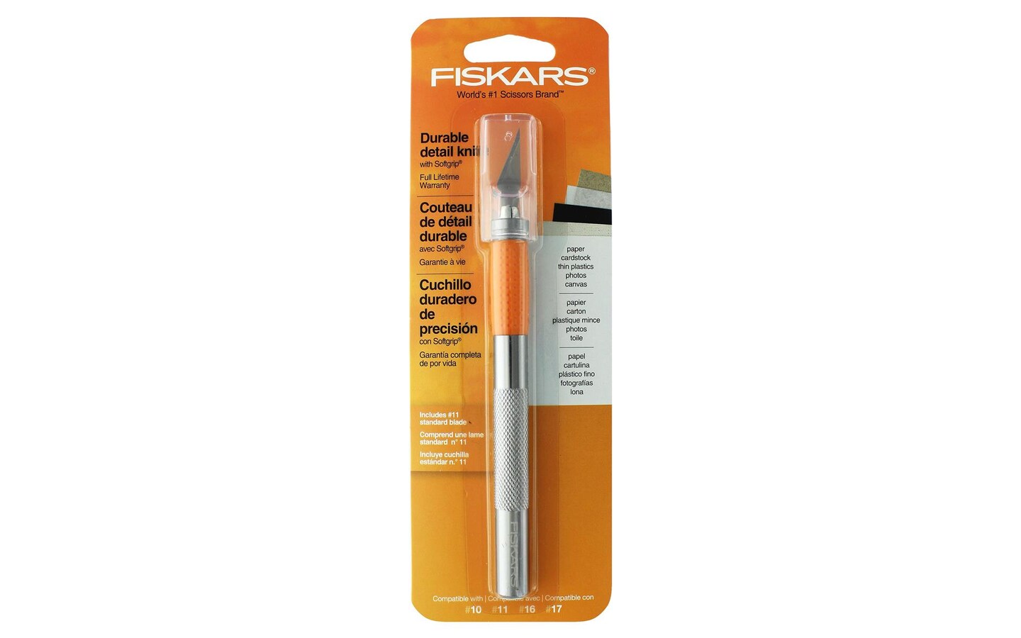 Fiskars Tool Durable Detail Knife SoftGrip | Michaels