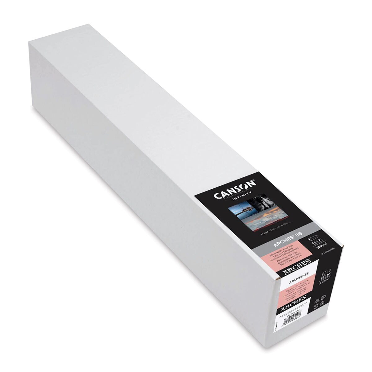 Canson Infinity Arches 88 Inkjet Fine Art and Photo Paper - 24&#x22; x 10 ft, 310 gsm, Roll