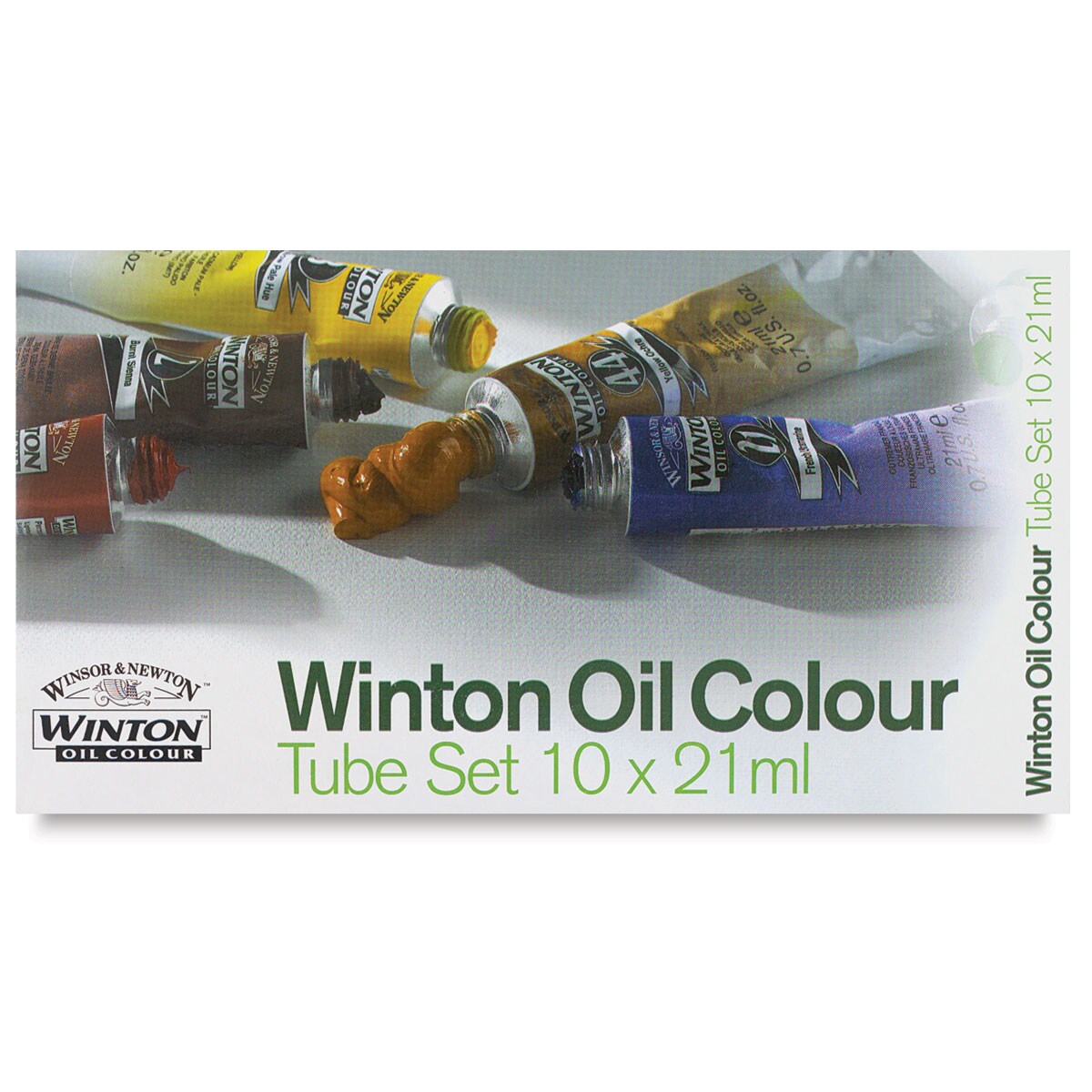 Winsor & Newton Winton Oil Paint - Set of 10, Assorted Colors, 21 ml, Tubes