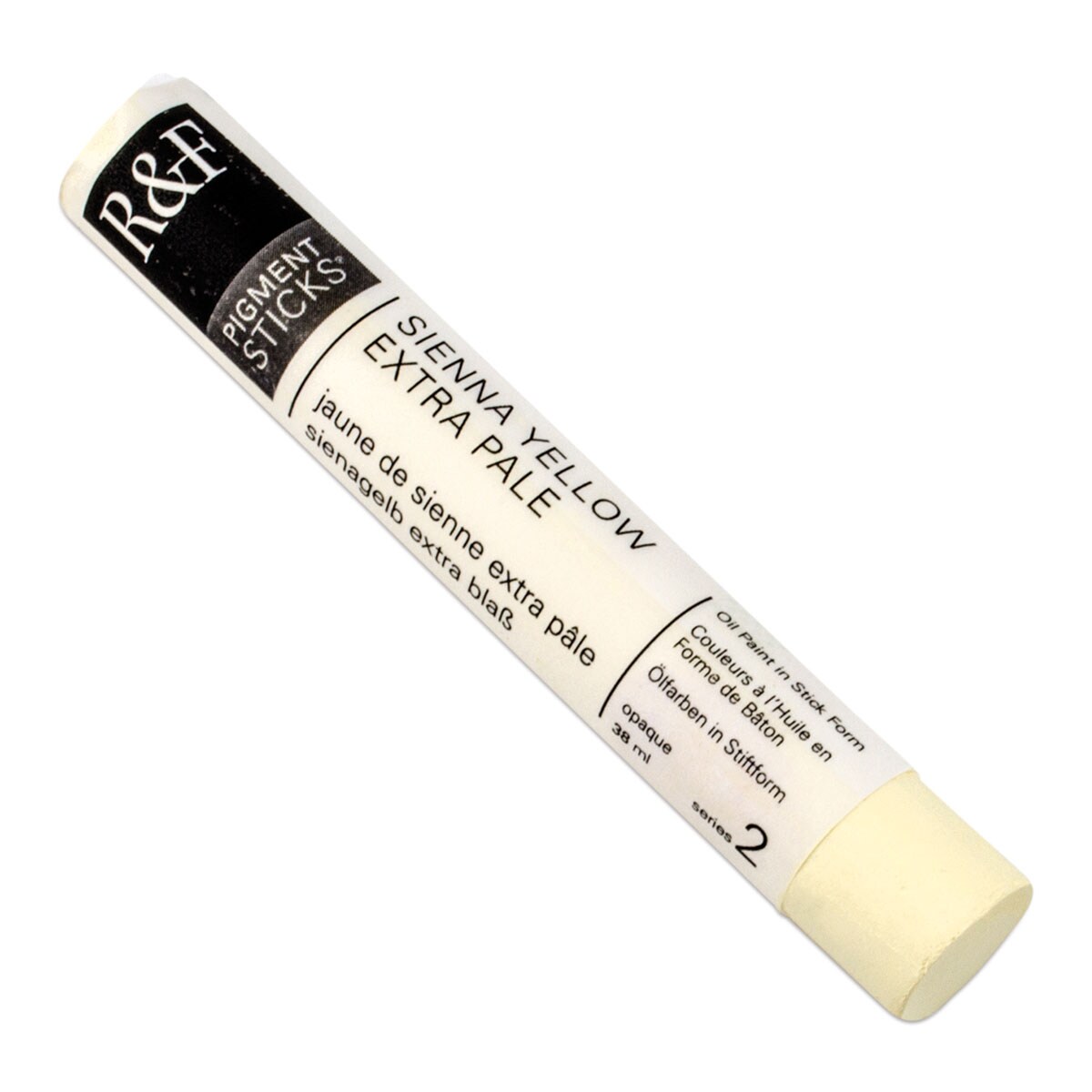 R&#x26;F Pigment Stick - Sienna Yellow Extra Pale, 38 ml