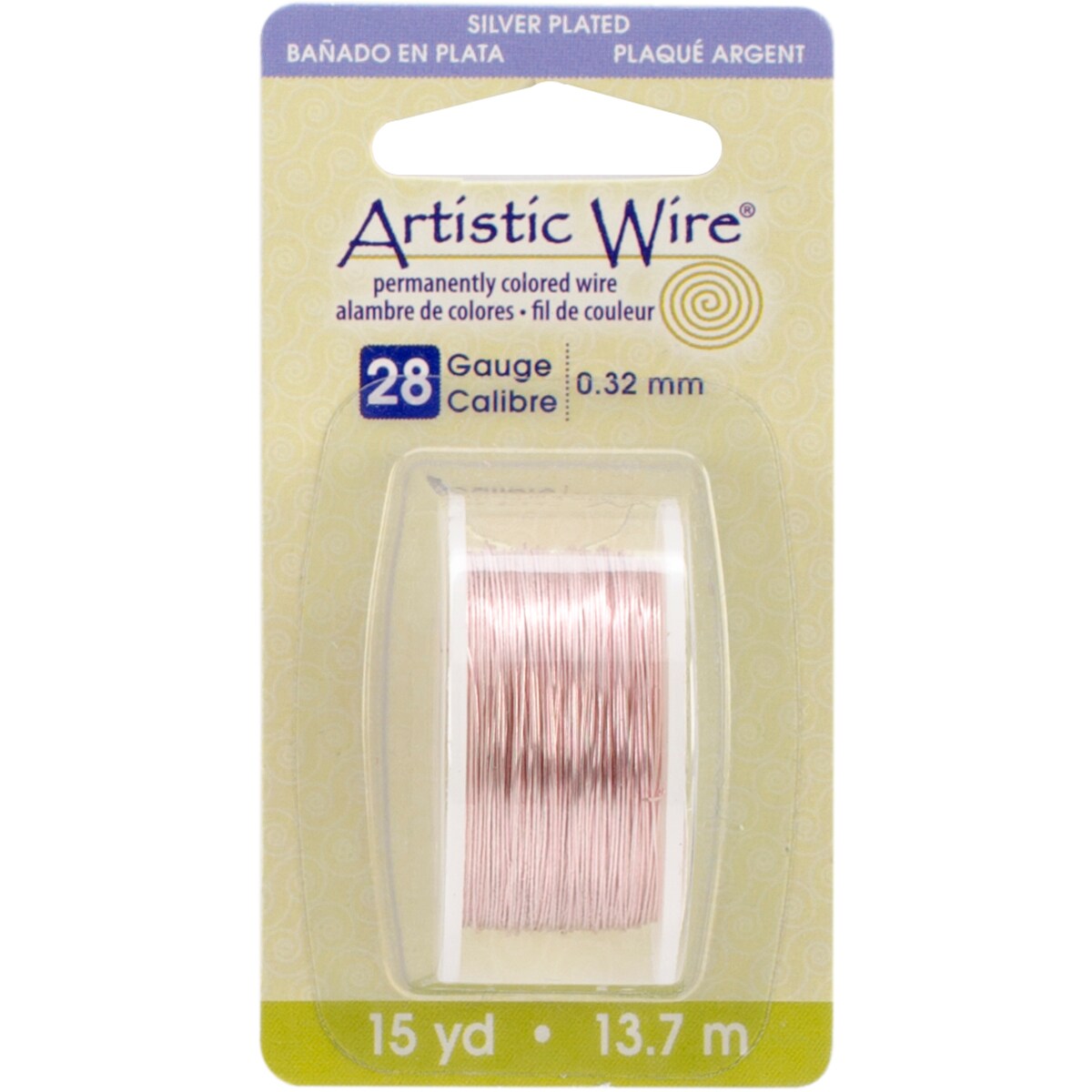 Artistic Wire 28 Gauge 15YdRose Gold Michaels