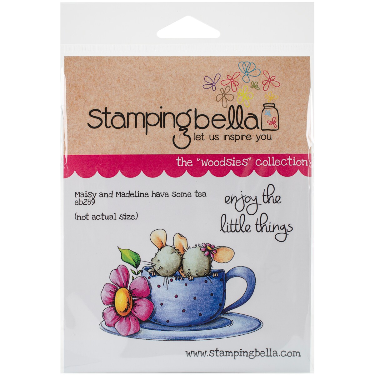 Stamping Bella Cling Stamps-Maisy &#x26; Madeline Have Some Tea
