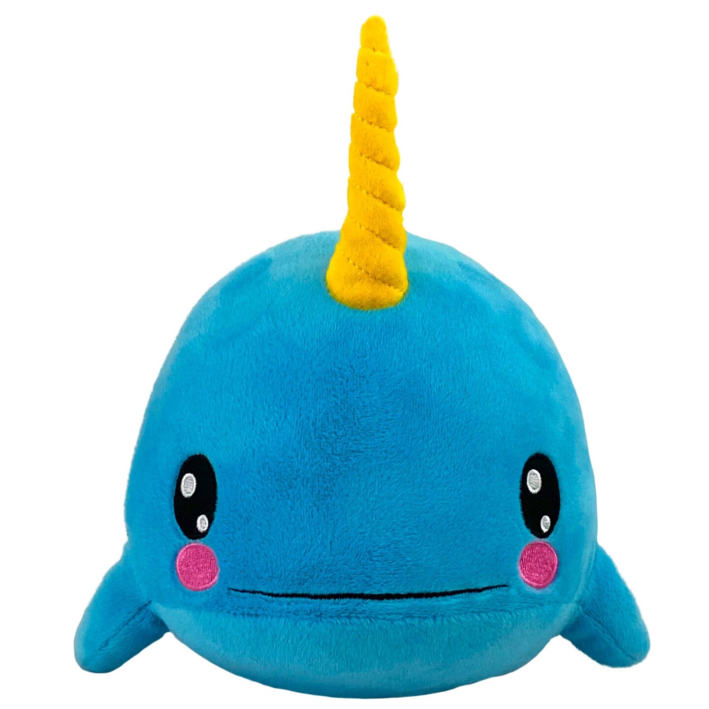 Bleacher Creatures Kuricha 6&#x22; Narwhal Sitting Plush - Soft Chibi Inspired Toy