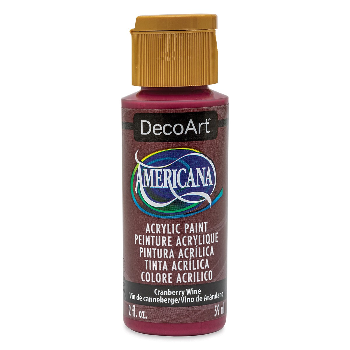 DecoArt Americana Acrylic Paint - Cranberry Wine, 2 oz