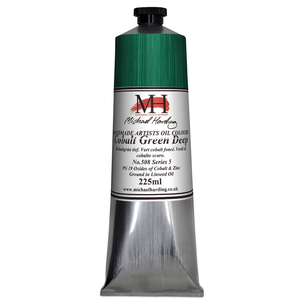 Michael Harding Artists Oil Color - Cobalt Green Deep, 225 ml tube