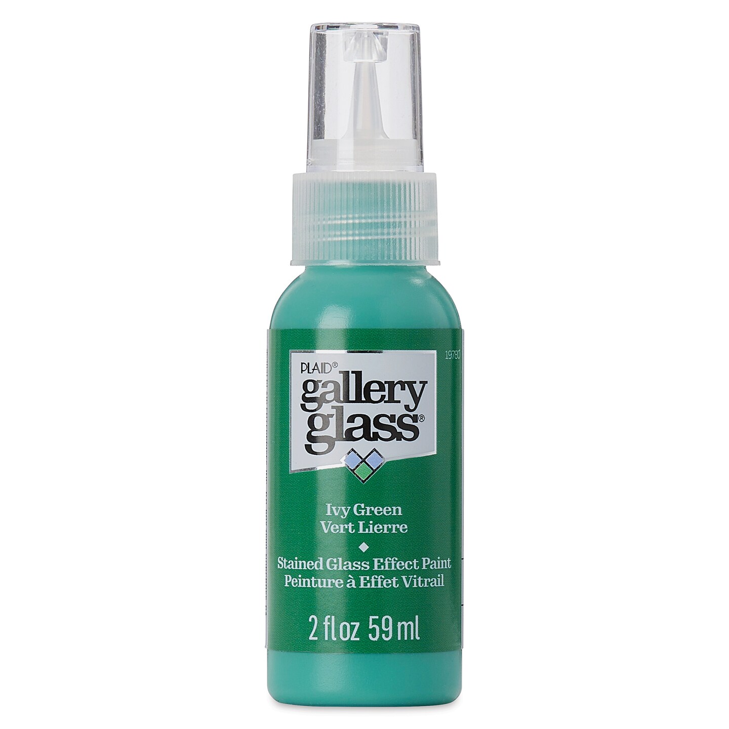 Plaid Gallery Glass Paint - Ivy Green, 2 oz