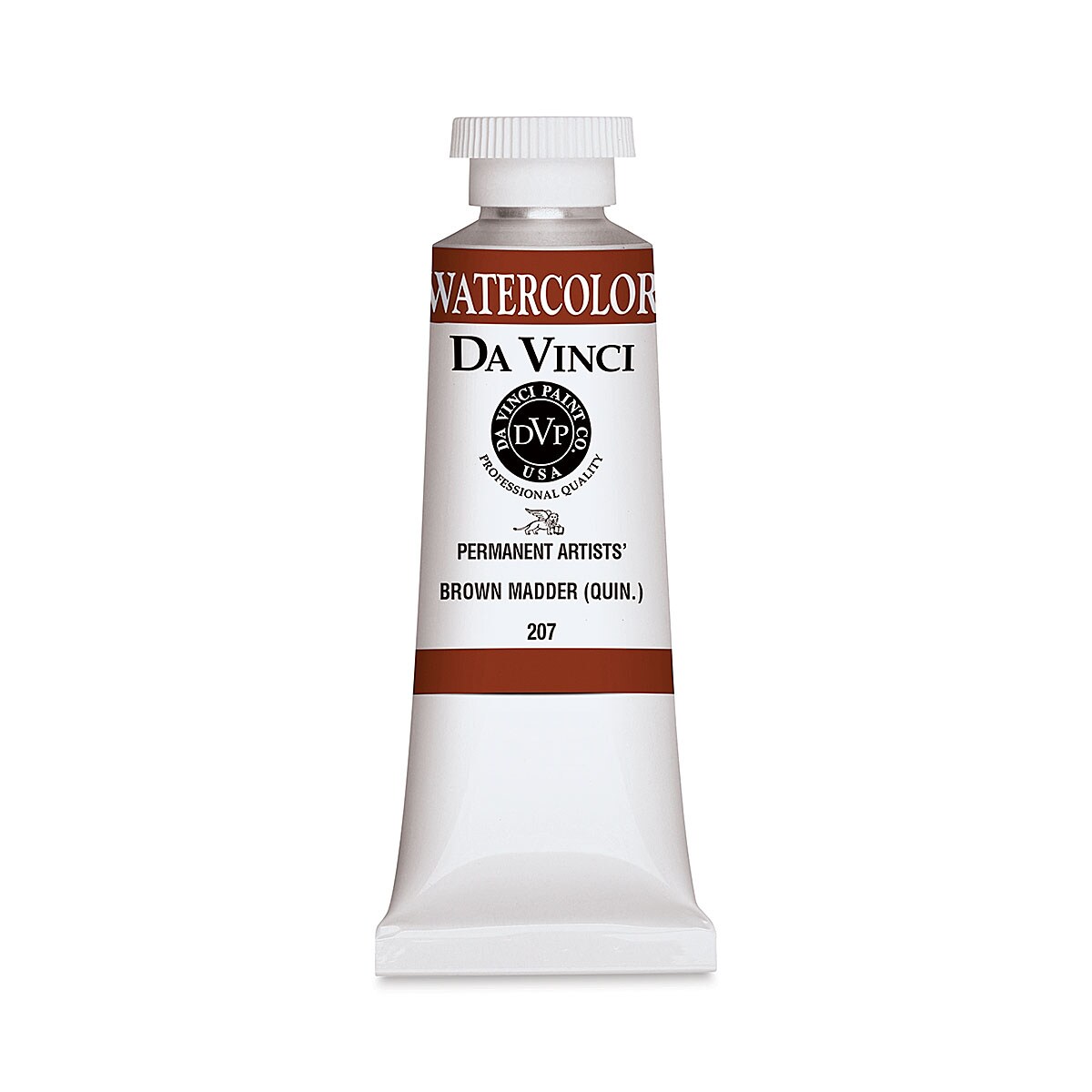 Da Vinci Artists&#x27; Permanent Watercolor - Quinacridone Brown Madder, 37 ml tube