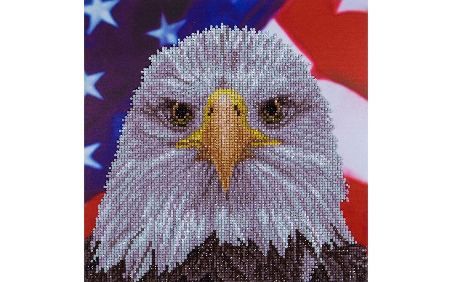 Diamond Art Kit 12X12&#x22; Intermediate Bald Eagle