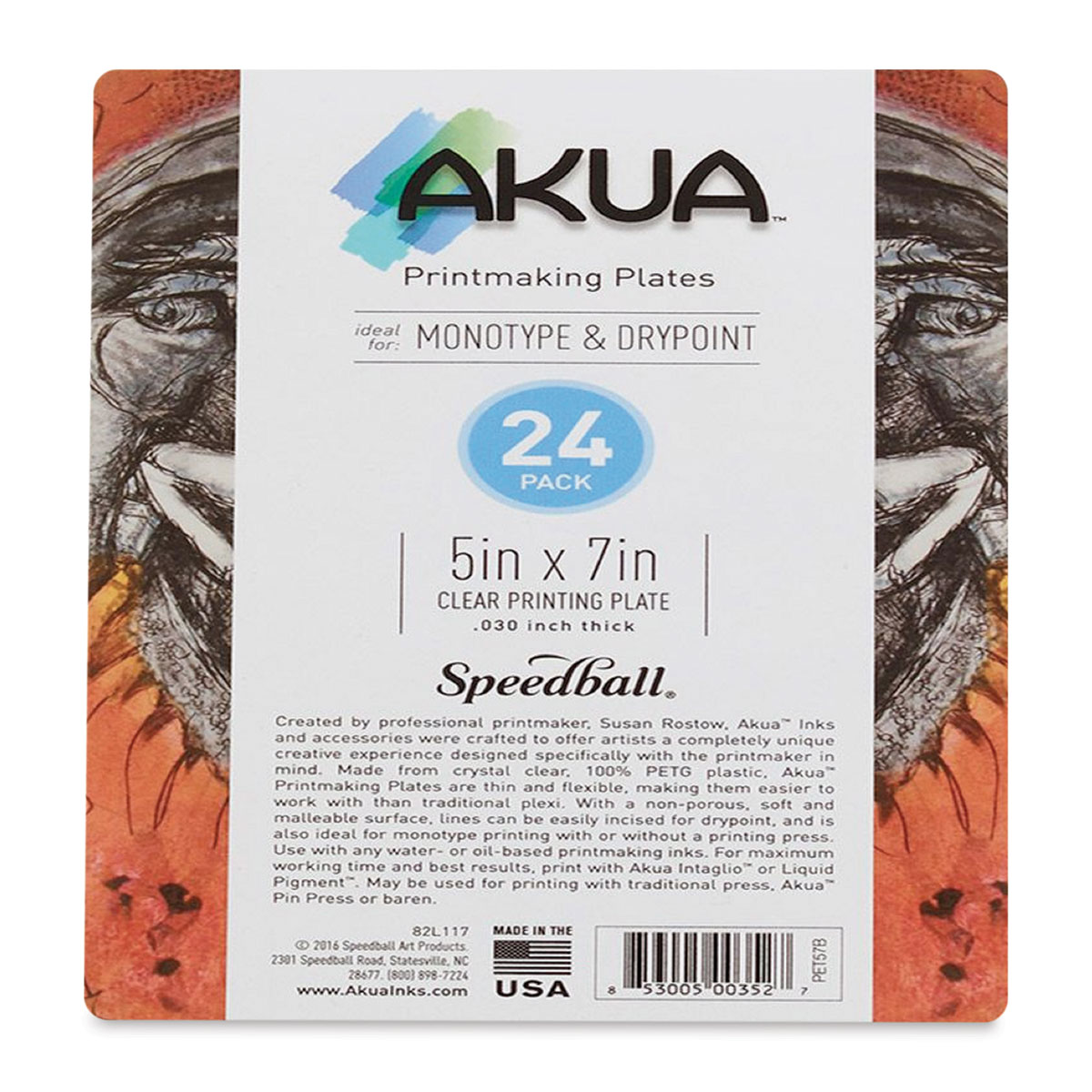Akua Printmaking Plates 5" x 7", Pkg of 24 Michaels