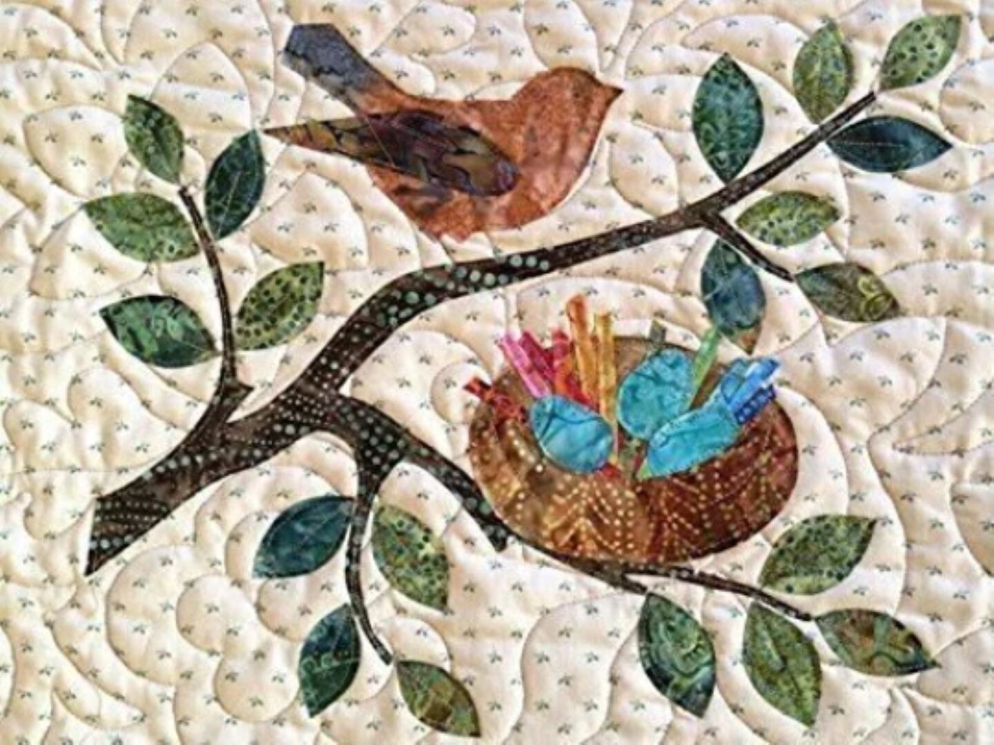 Rainbow Nest Silhouettes Laser Cut Fusible Applique Shapes