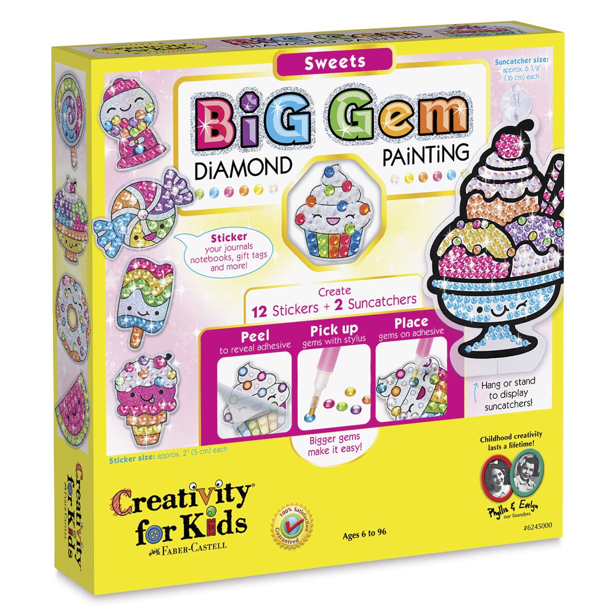 Creativity for Kids Big Gem Diamond Painting Set - Sweets