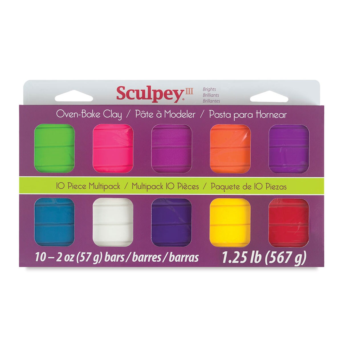 Sculpey III Set - Bright Ideas, Set of 10