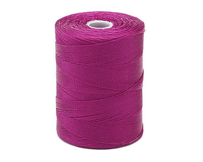 C-Lon Micro Bead Cord, Grape - 0.12mm, 320 Yard Spool