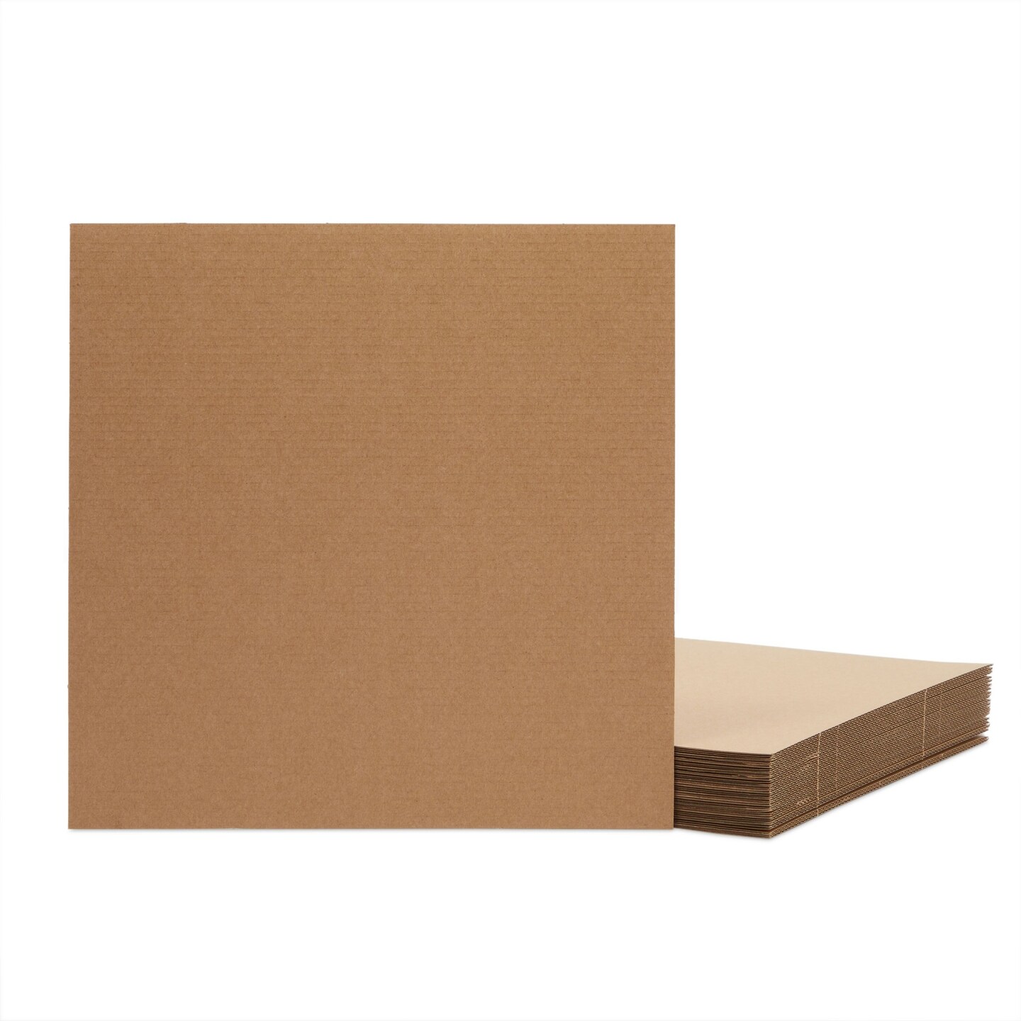 50pcs. Cardboard 12x12 Inches Corrugated Card Board Pads For Packaging  Crafts