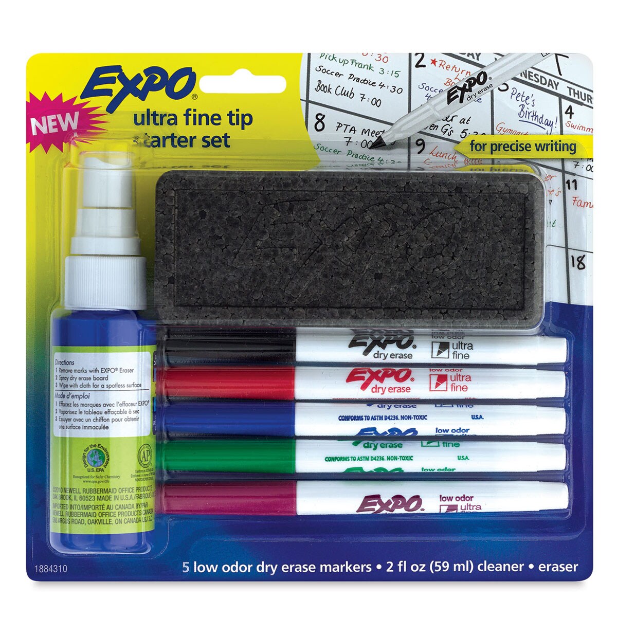Dry　Set　Expo　Ultra-Fine　Starter　Markers　Tip　Erase　Michaels