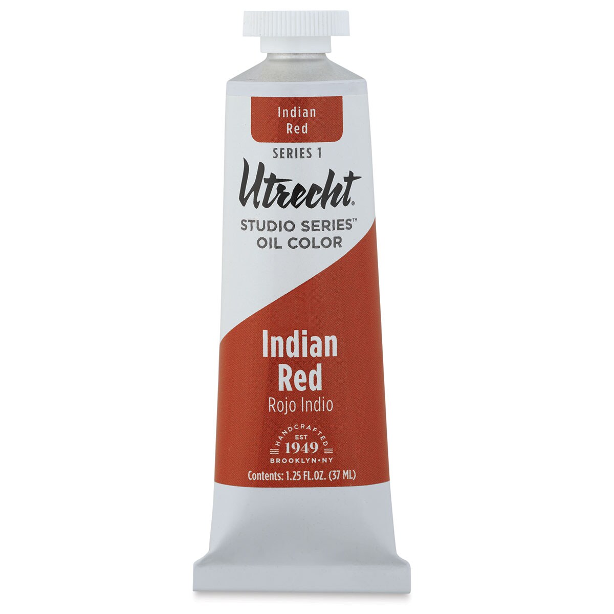 Utrecht Studio Series Oil Paint - Indian Red, 37 ml, Tube