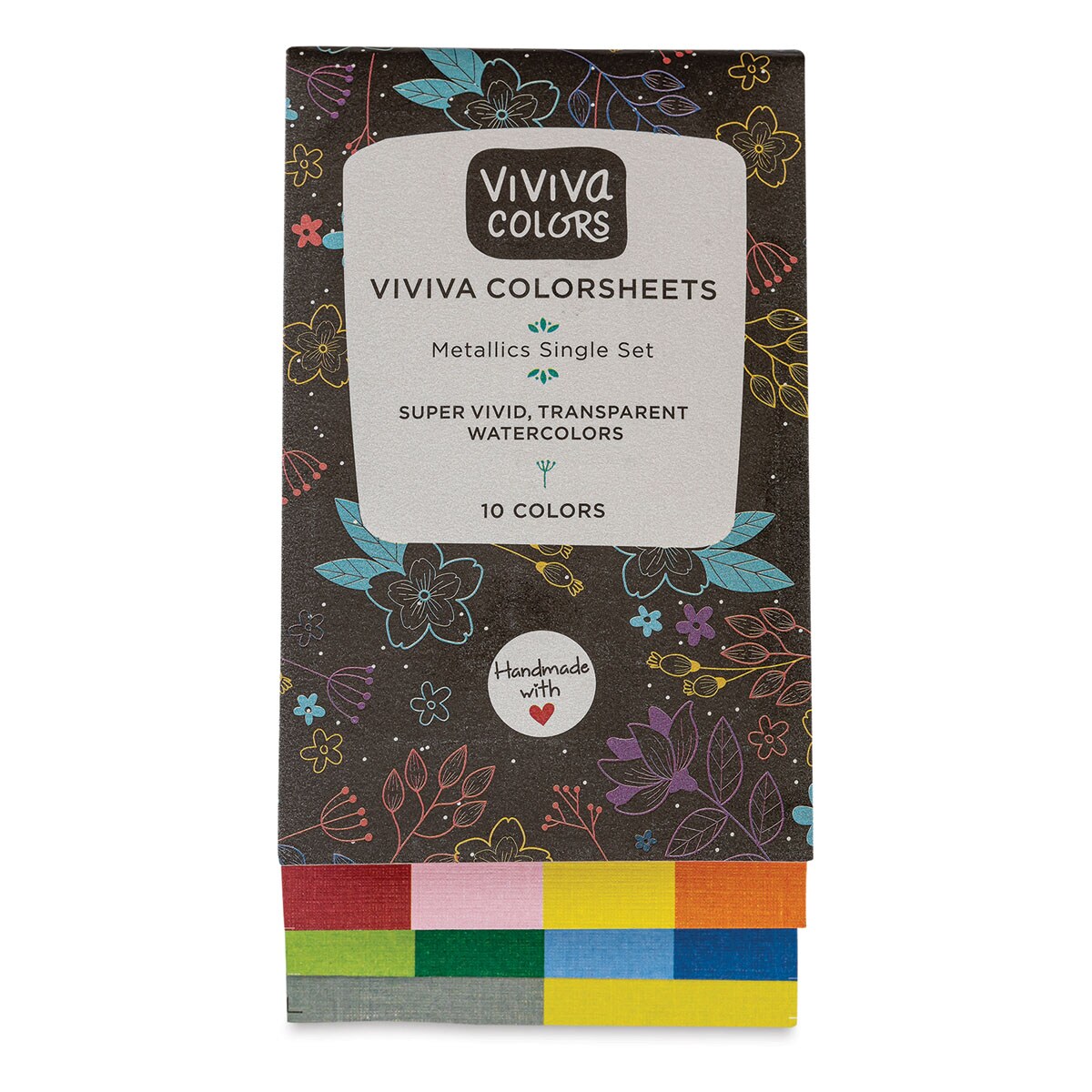 Viviva Colorsheets - Set of 10, Metallic Colors