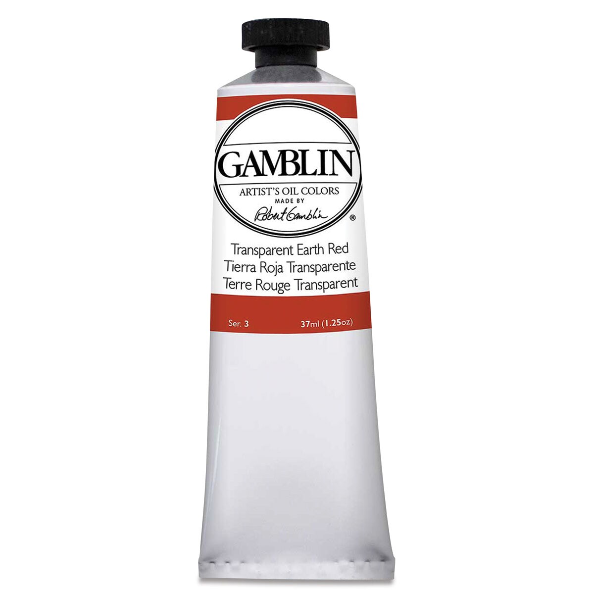 Gamblin Artist's Oil Color - Transparent Earth Red, 37 ml tube