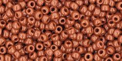 Toho 11/0 Round Japanese Seed Bead, TR11-46L, Opaque Terra Cotta