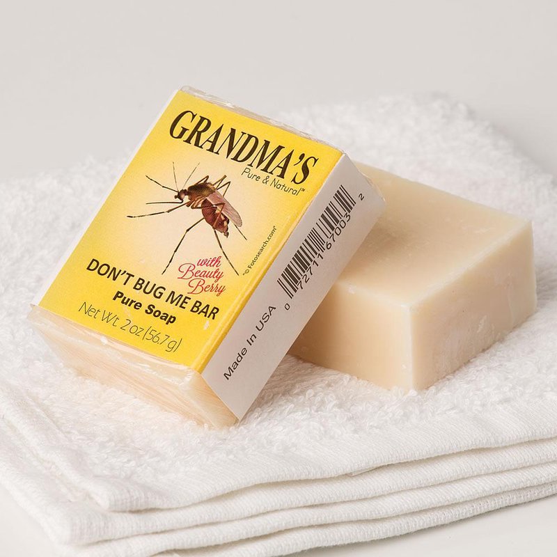 Grandma&#x27;s Don&#x27;t Bug Me Soap, Wash With Pure and Natural Bar Soap to Repel Mosquitos, No Chemical Insect Protection, 2 oz