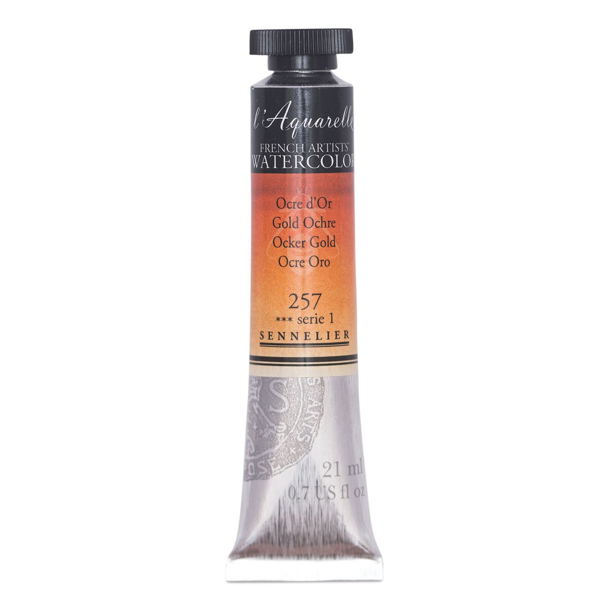 Sennelier French Artists' Watercolor - Gold Ochre, 21 ml, Tube