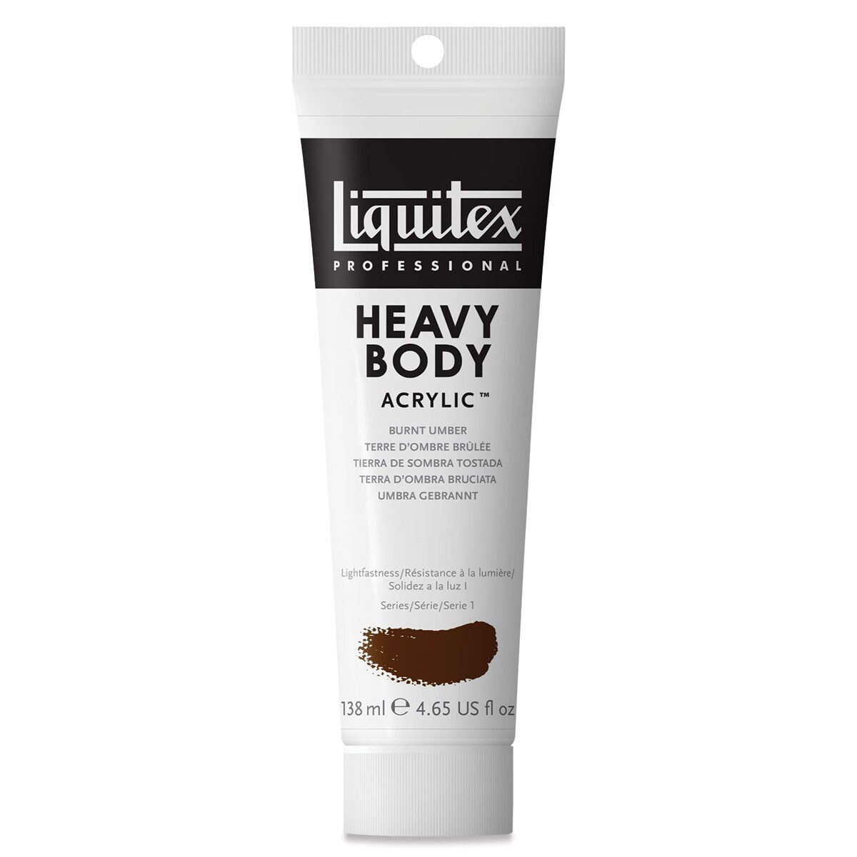 Liquitex Heavy Body Artist Acrylics - Burnt Umber, 4.65 oz Tube