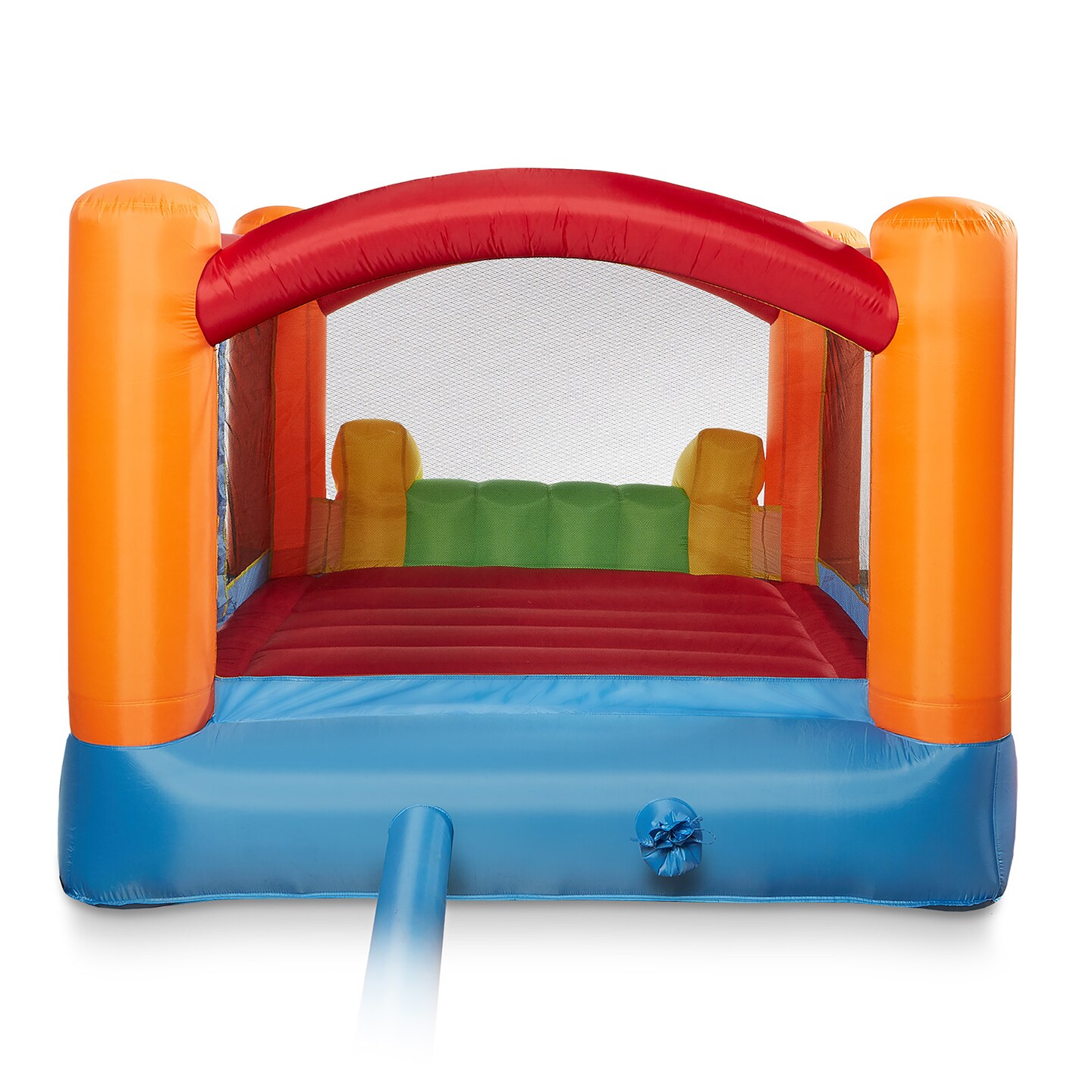 Cloud 9 Inflatable Bounce House and Blower, Bouncer for Kids with Fun Slide, Includes Stakes and Repair Patches