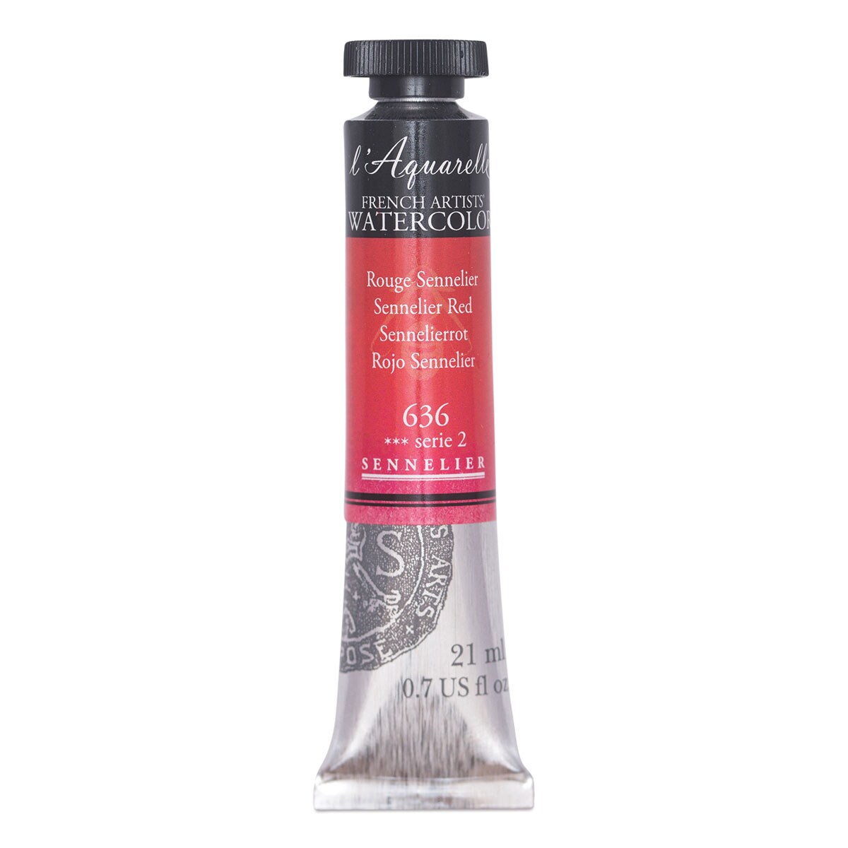Sennelier French Artists' Watercolor - Sennelier Red, 21 ml Tube