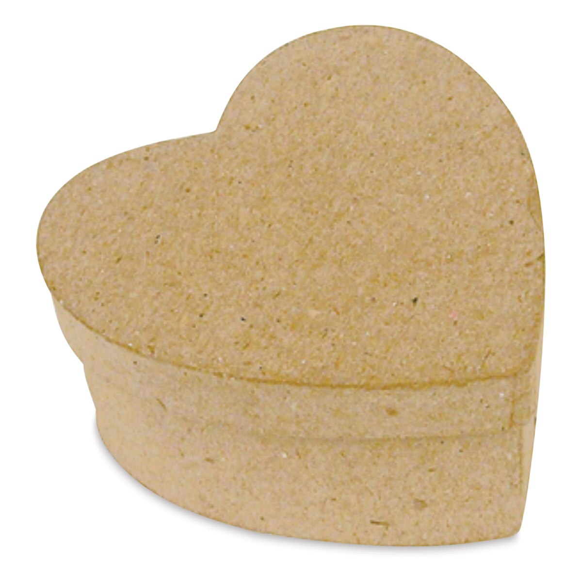 DecoPatch Paper Mache Box - Heart, 2&#x22; x 2&#x22; x 1&#x22;