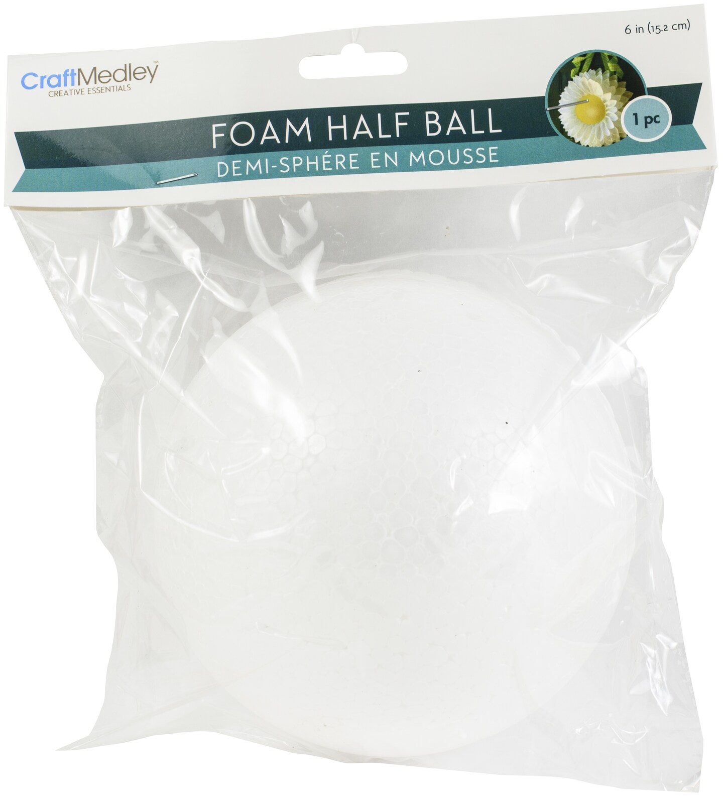 Craft Medley Foam Half Ball-6&#x22;