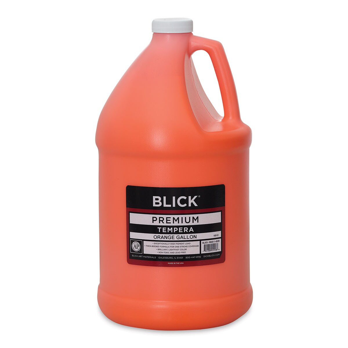Blick Premium Grade Tempera - Orange, Gallon