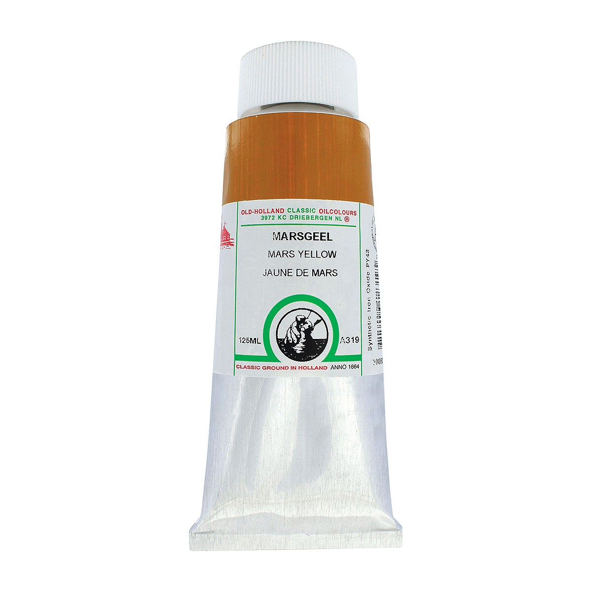 Old Holland Classic Oil Color - Mars Yellow, 125 ml tube