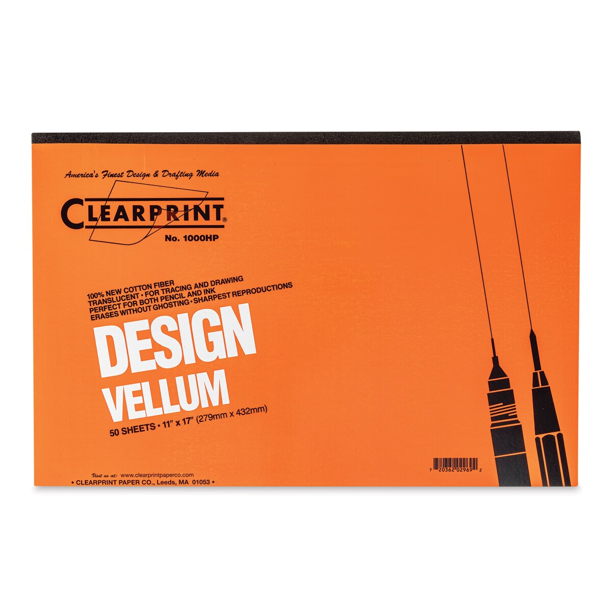 Clearprint 1000H Drafting Vellum - 11&#x22; x 17&#x22;