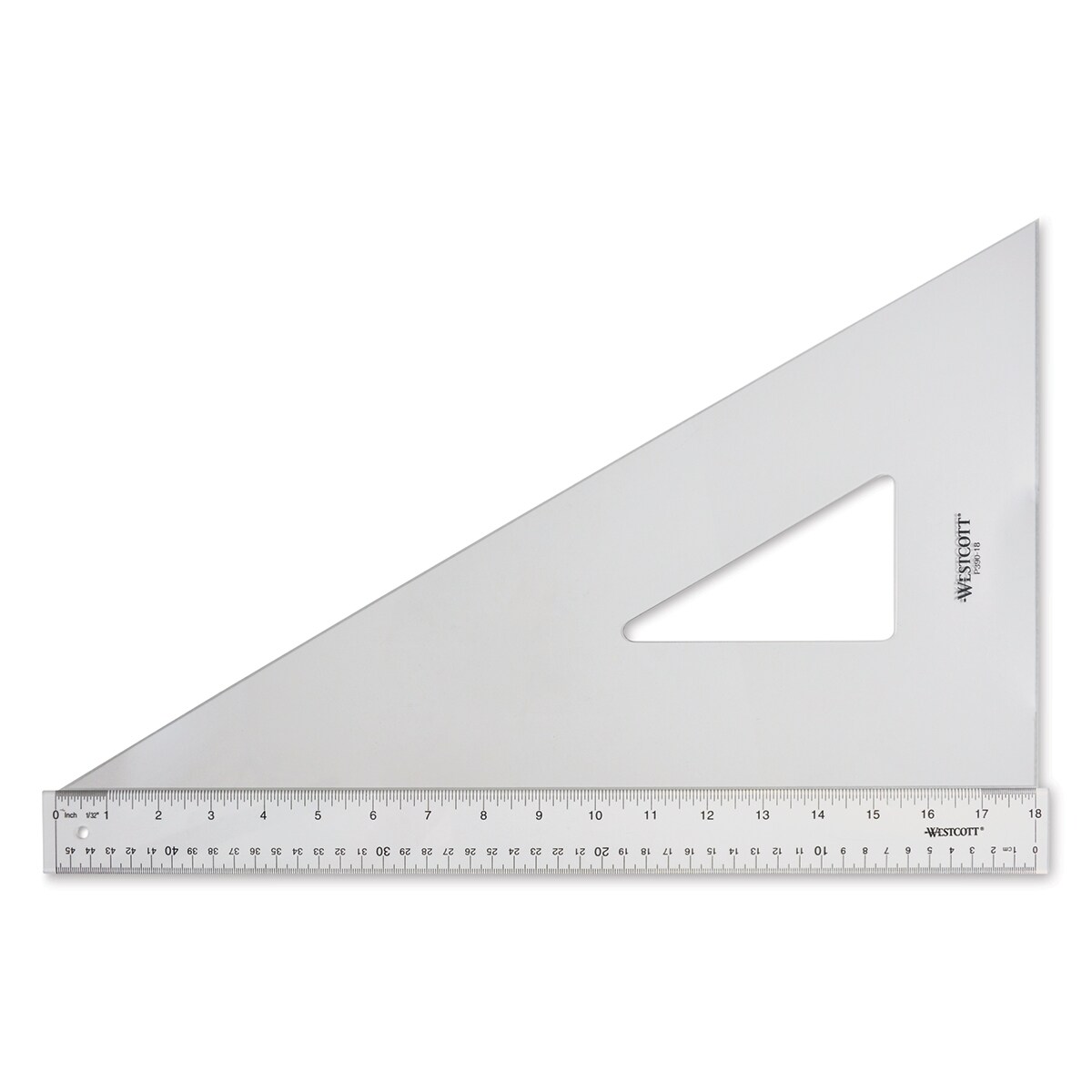 Westcott Professional Triangle - 18&#x22;, 30-60 Degree