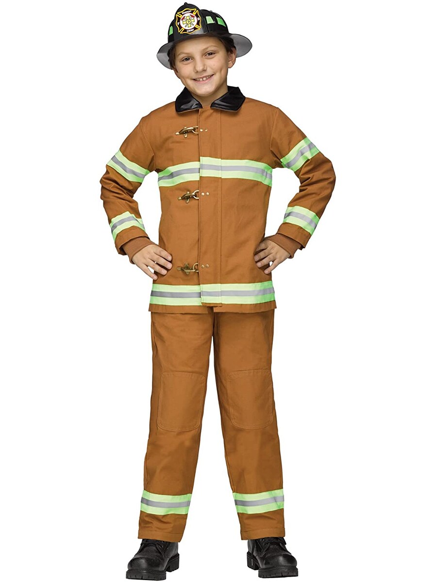 Authentic Issue Fireman Firefighter Hero Boy&#x27;s Costume