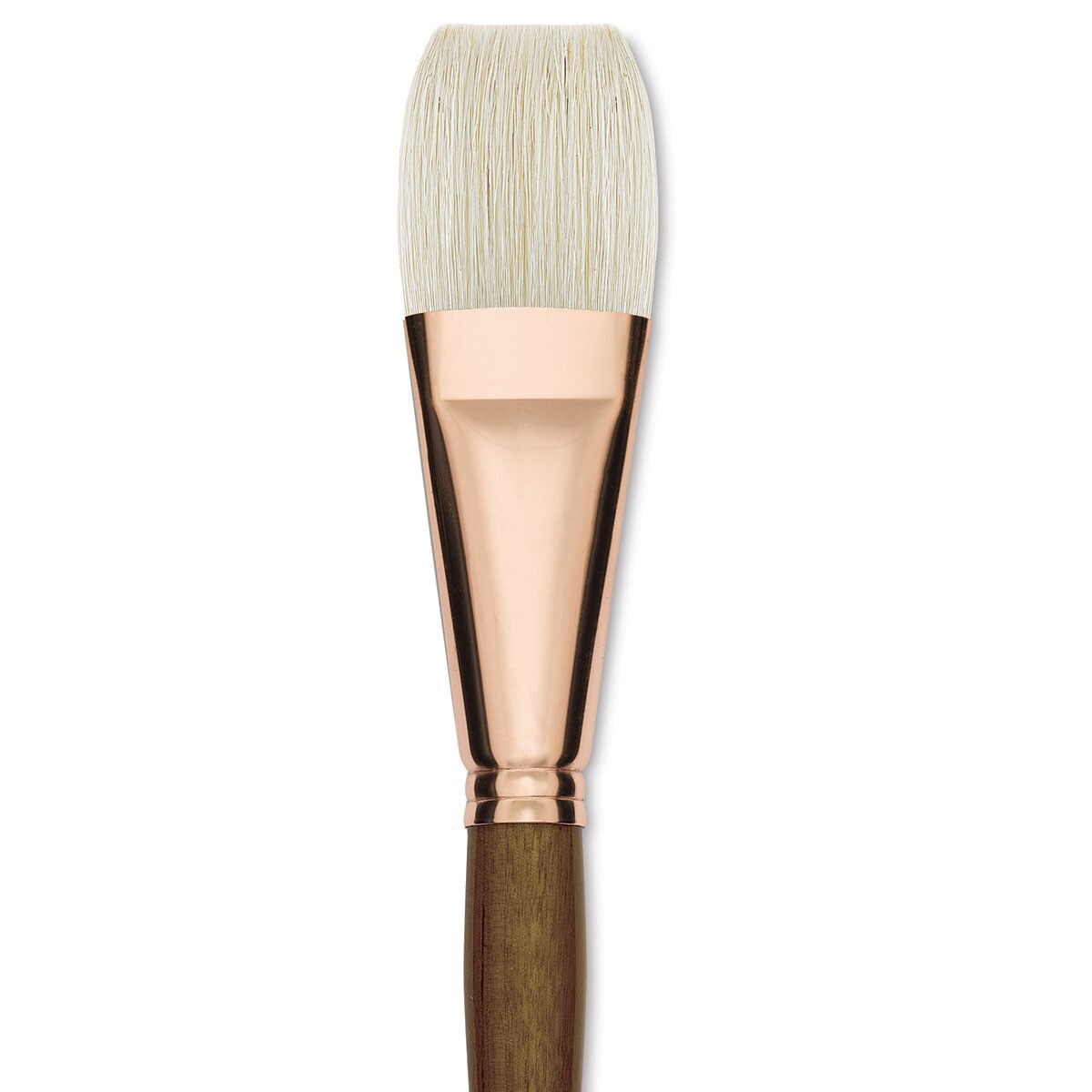 Princeton Best Natural Bristle Brush - Flat, Long Handle, Size 16