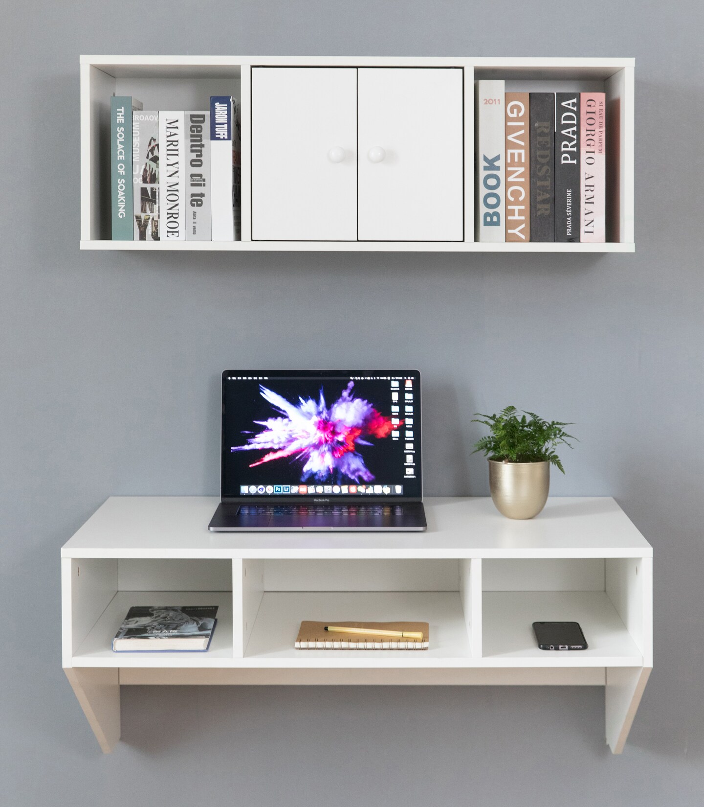 Wall Mounted Office Computer Desk