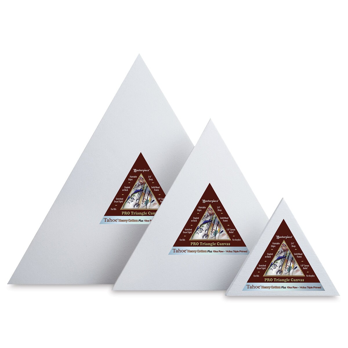 Masterpiece Tahoe Cotton Canvas Shape - Triangle, 6-1/2"