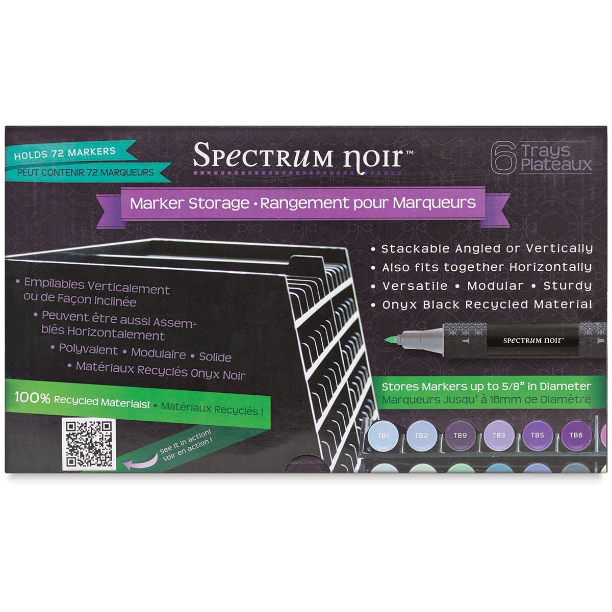 Spectrum Noir Marker Storage Trays - Black