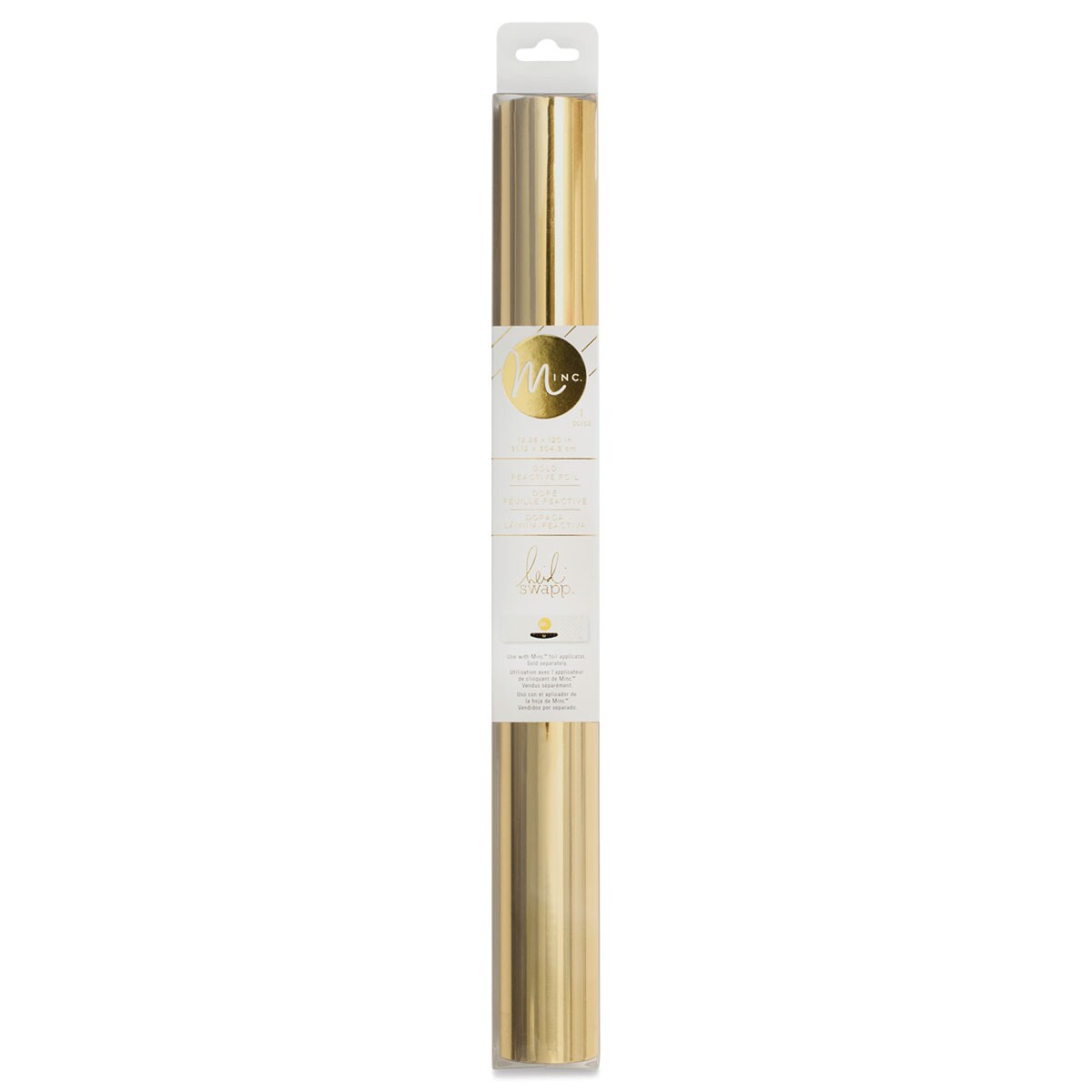 Heidi Swapp Minc Reactive Foil - Gold, 12&#x22; x 10 ft