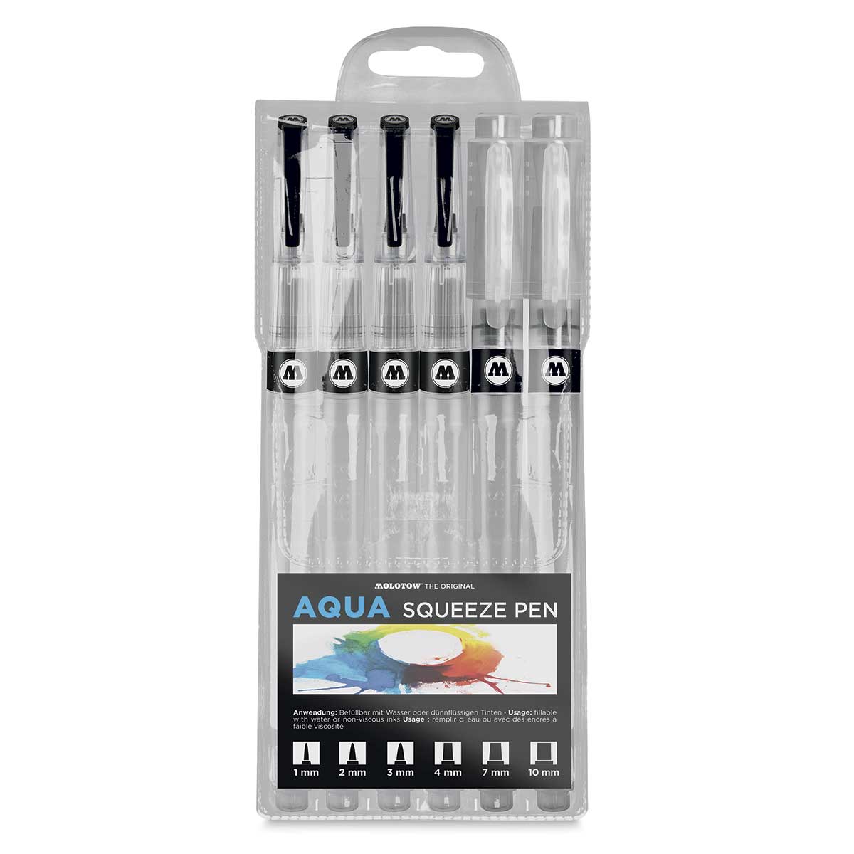 Molotow Aqua Squeeze Pens - Set of 6