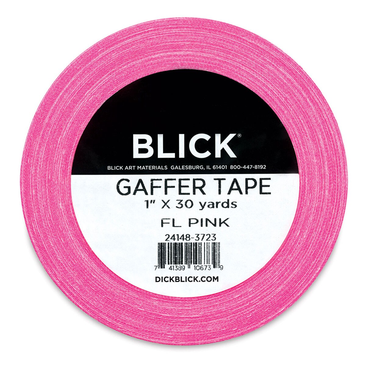 Blick Gaffers Tape - 1&#x22; x 30 yds, Fluorescent Pink